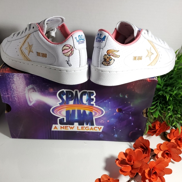 Converse x Space Jam: A New Legacy "Lola" Pro Leather  Womens sz / 172481c - Picture 11 of 16